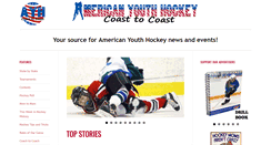Desktop Screenshot of americanyouthhockey.com