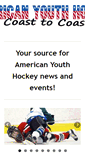 Mobile Screenshot of americanyouthhockey.com